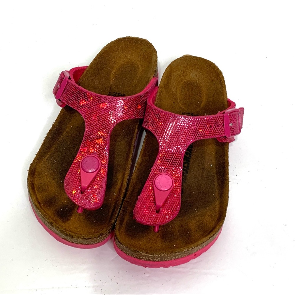 Girls Birkenstock’s Glitter Pink 30